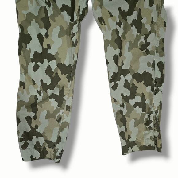 GAP Women’s Green Camo High Rise Straight Khaki Pants – Size 6 - Picture 5 of 8